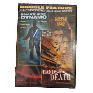 Double Feature Martial Arts Snake Fist Dynamos & Hands Of Death DVD Kung Fu